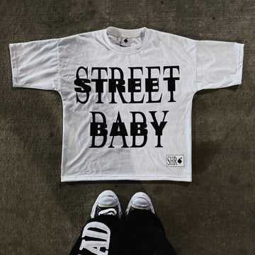 WHITE STREET BABY TEE